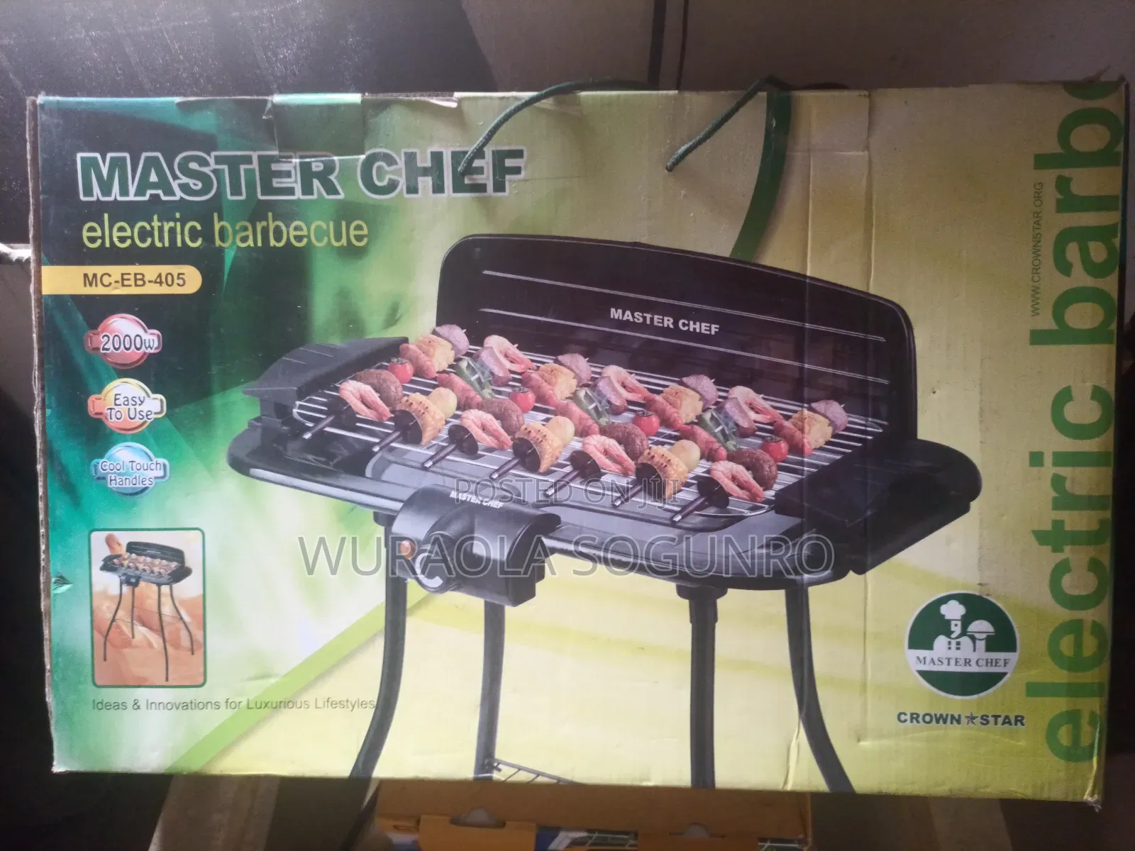 Master Chef Electric Barbecue