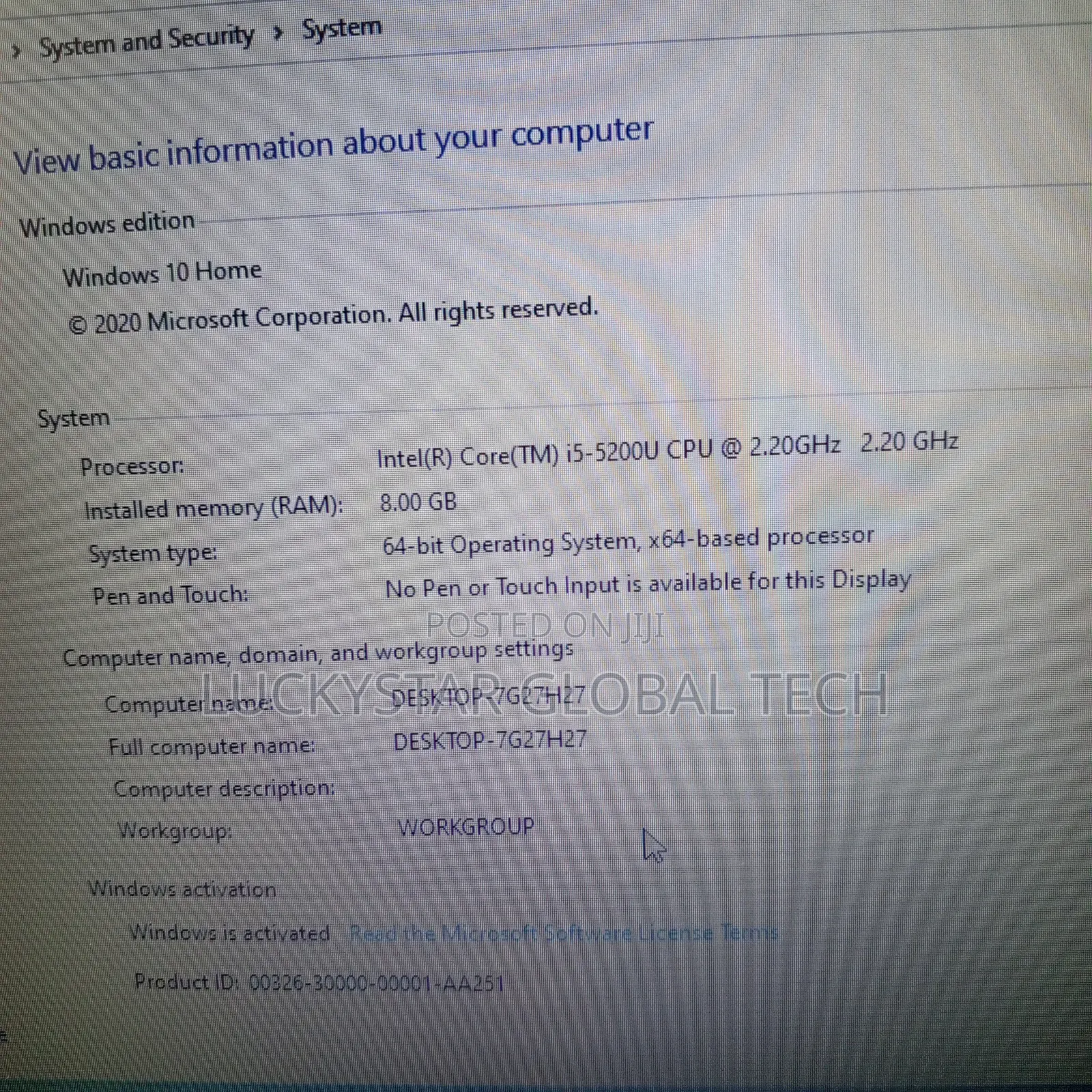 Laptop Lenovo ThinkPad E531 8GB Intel Core I5 HDD 320GB