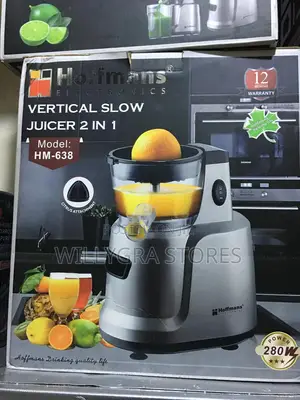 Hoffmans 2 In 1 Vertical Slow Juicer / Citrus Juicer