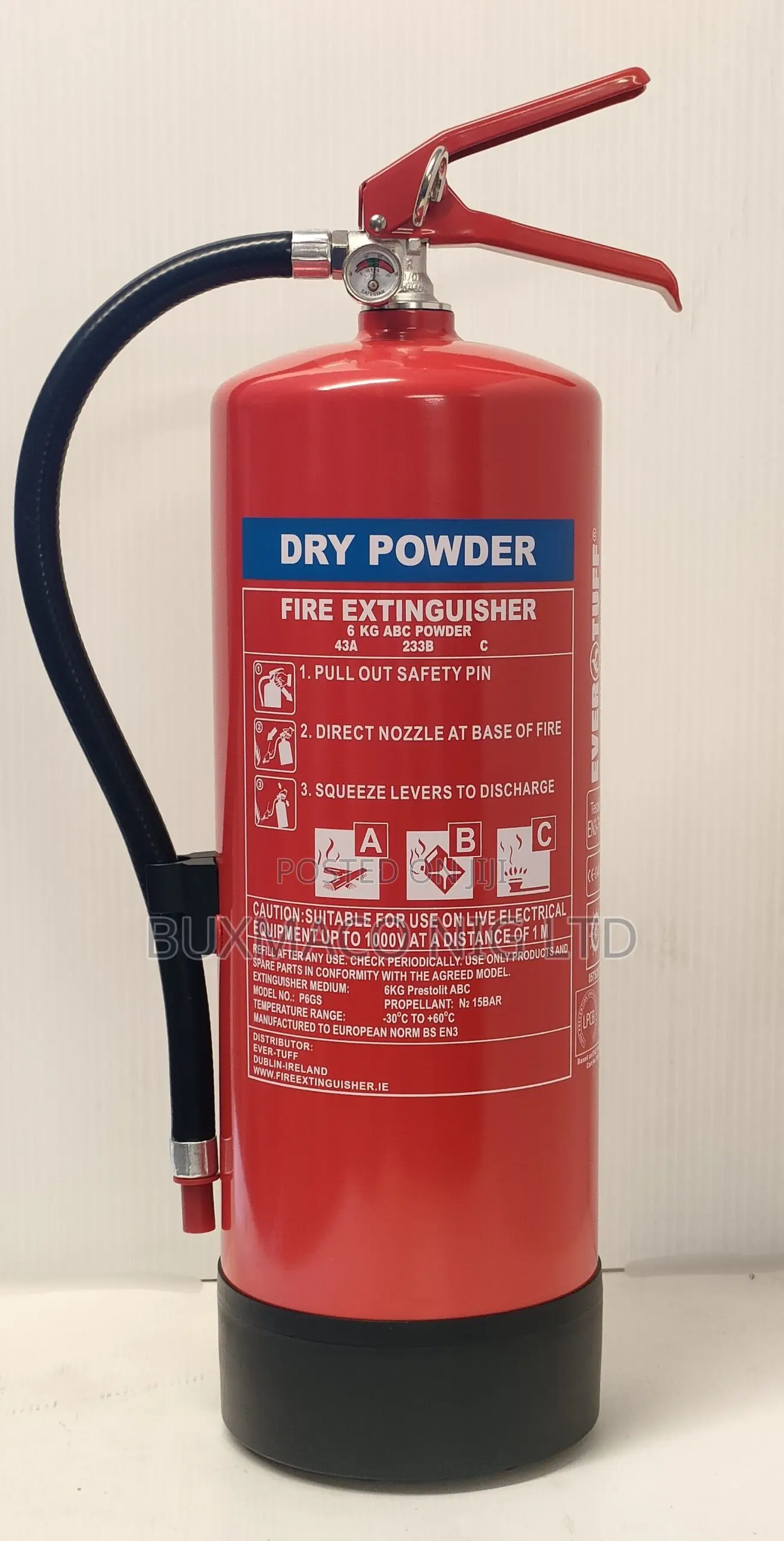 6kg Fire Extinguisher Abc ( Powder) - Buxmaco Nig Ltd Farashi: ₦ 17,000 ...