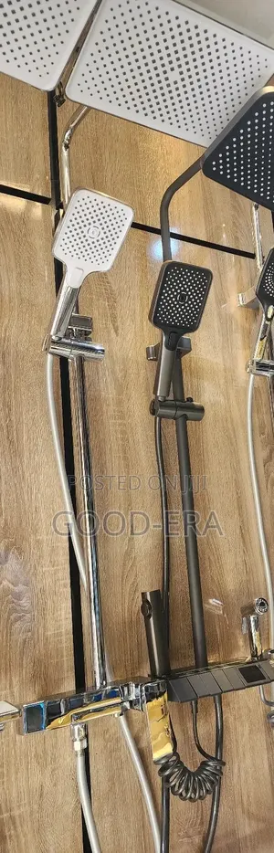 Standing Shower Mixer With Adjustable Tap