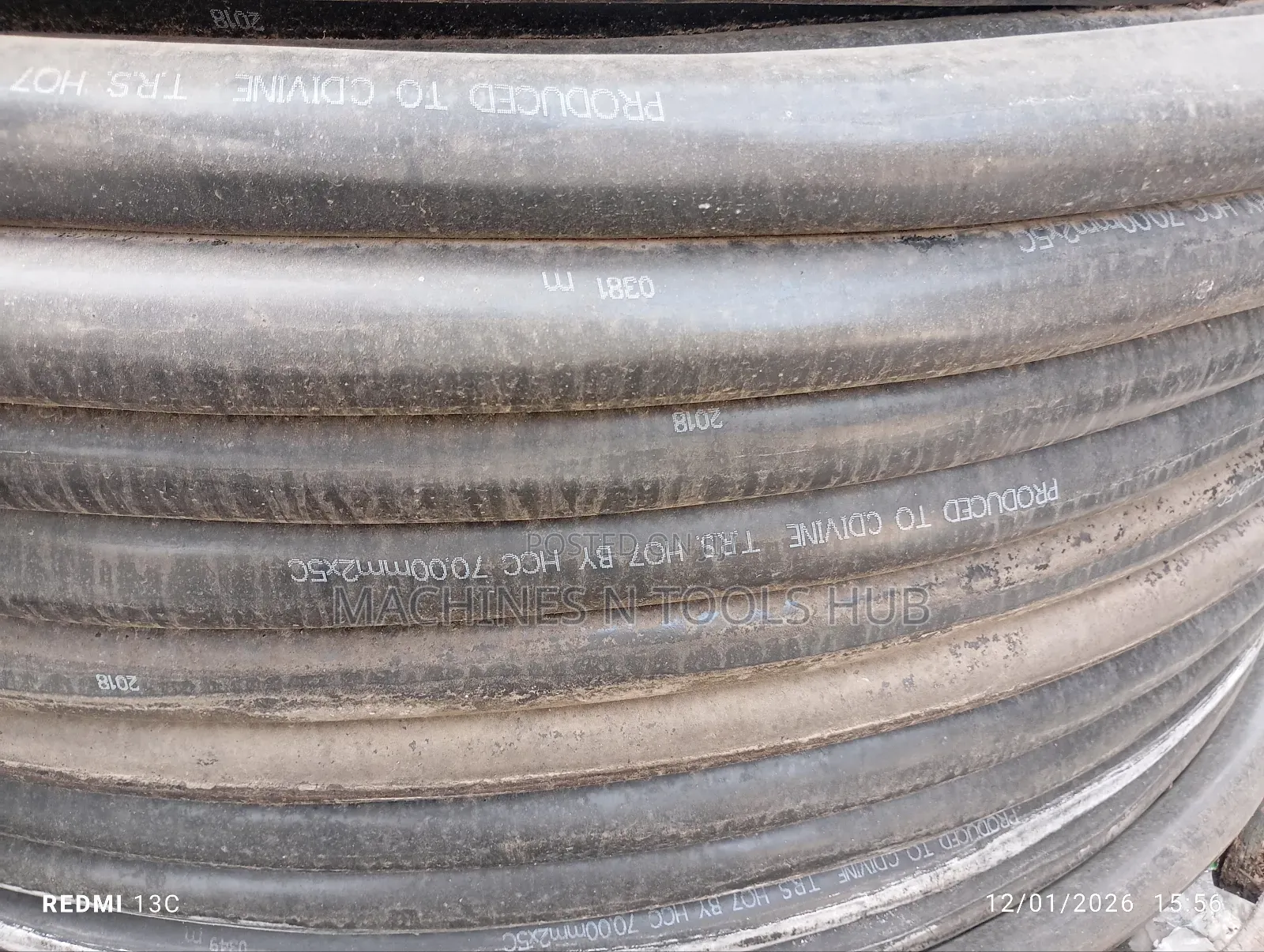 70mm By 5 Core Flexible Electric Cable