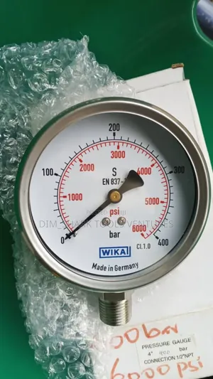 Stainless Steel Pressure Gauge 6000psi(400bar)