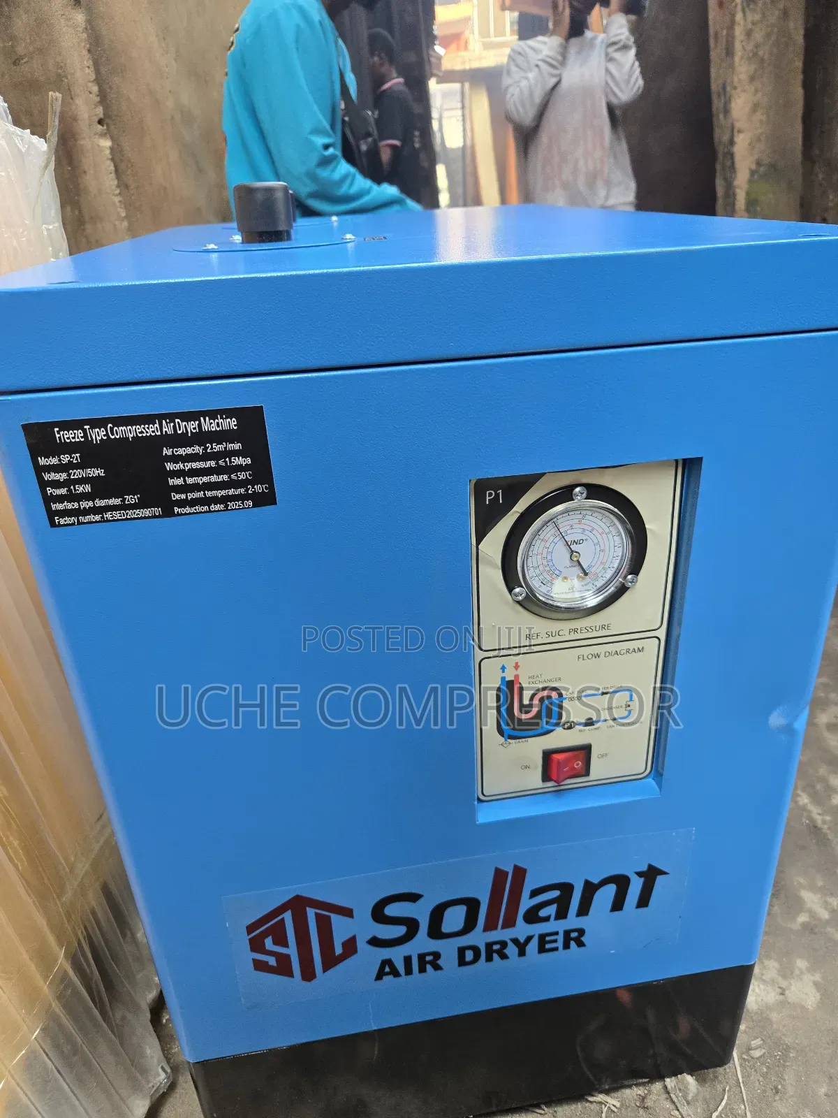1.5kw Sollant Air Dryer