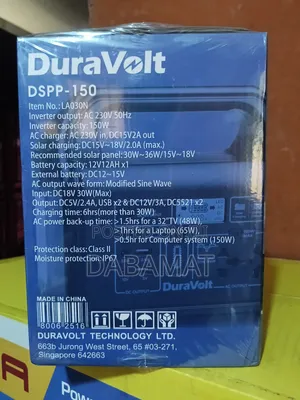 Duravolt Solar Power Portable 150watts