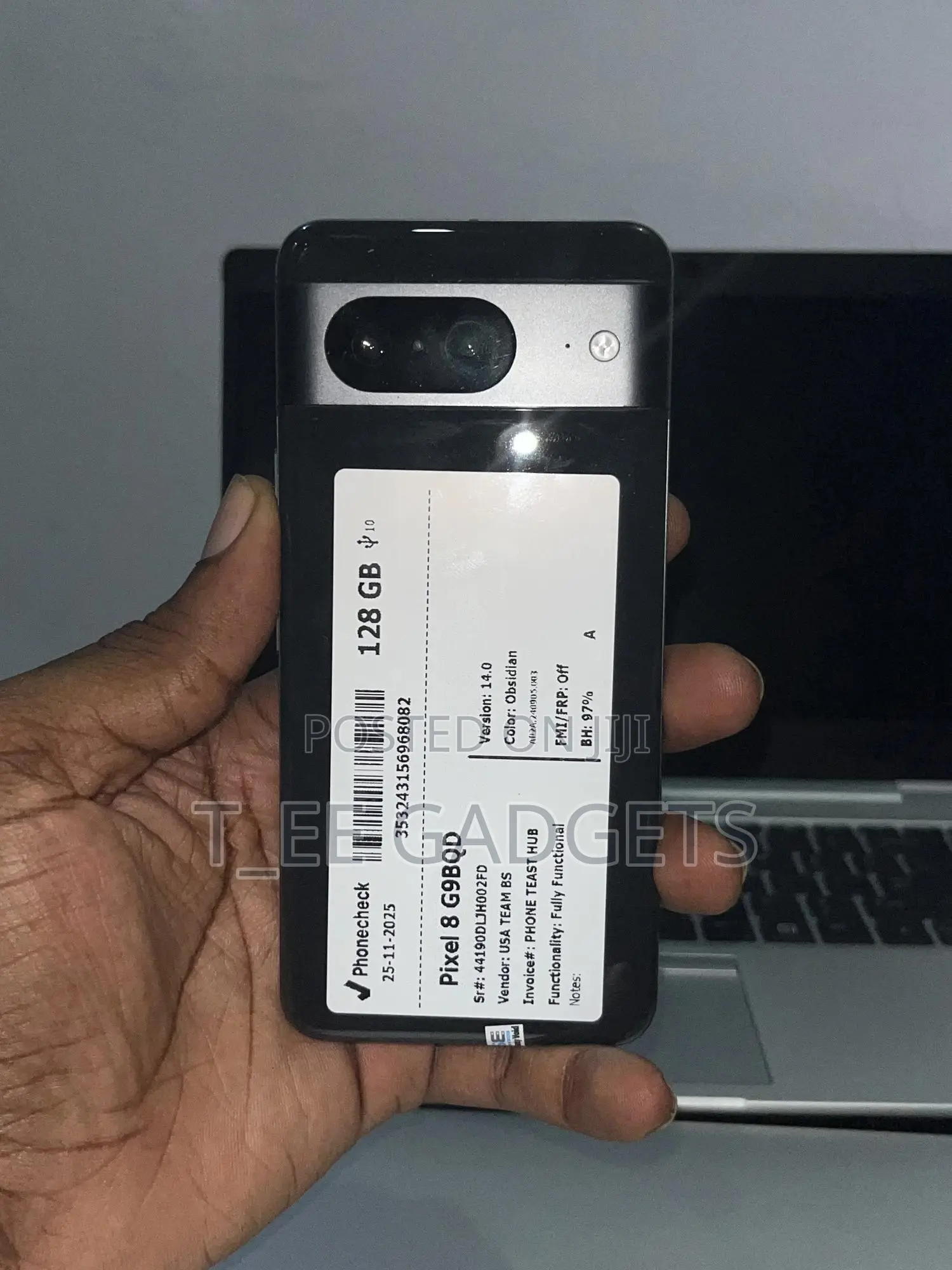 Google Pixel 8 128 GB Black