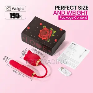 Rotating Tongue Vibrator Thrusting G Spot Stimulation Massager Sex Toy
