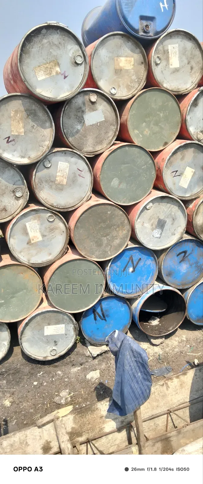 Water Container Iron Drum