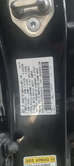 Honda Accord EX-L 4dr Sedan (2.4L 4cyl CVT) 2015 Black