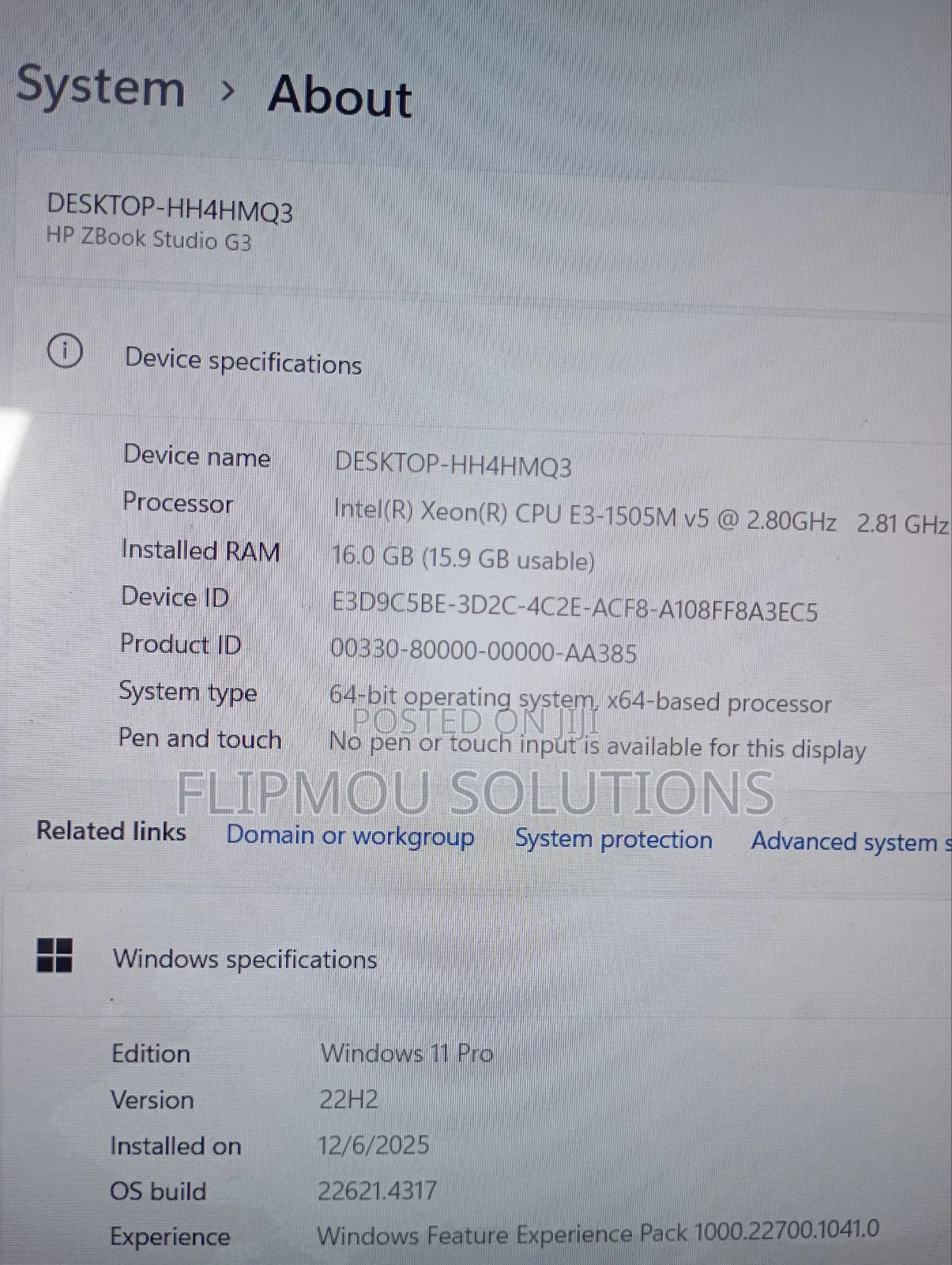 Laptop Dell Studio 15 1555 16GB Intel Xeon SSD 512GB