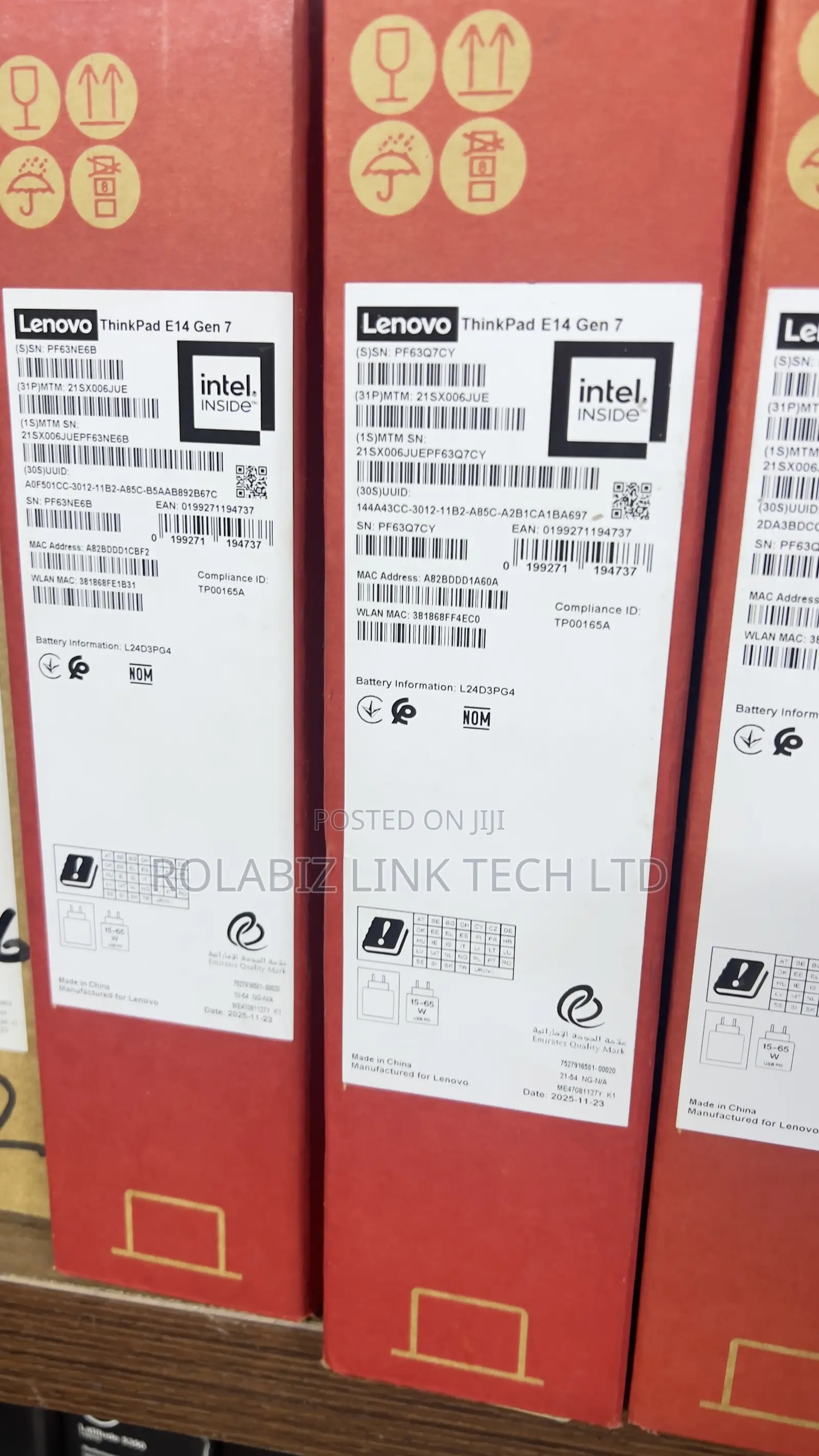 New Laptop Lenovo ThinkPad E14 Gen 6 16GB Intel Core Ultra 7 SSD 512GB