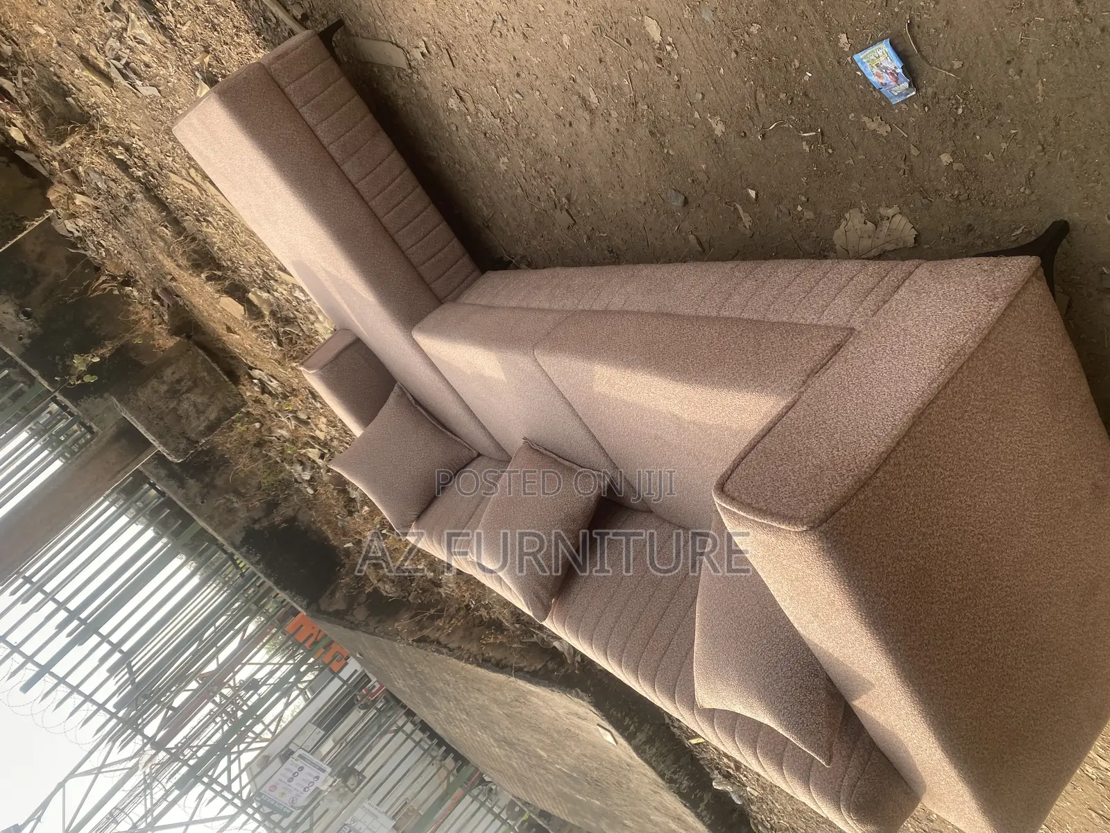L Shape Sofa With Pillows