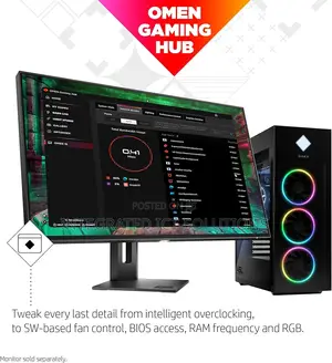 New Desktop Computer HP Omen 40L 16GB Intel Core I7 SSD 1T