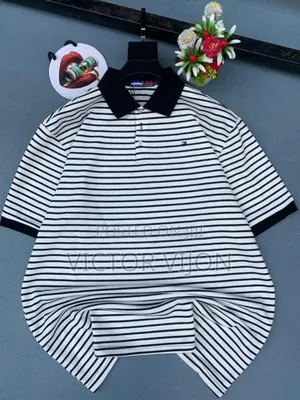 Strip Collar T-Shirt