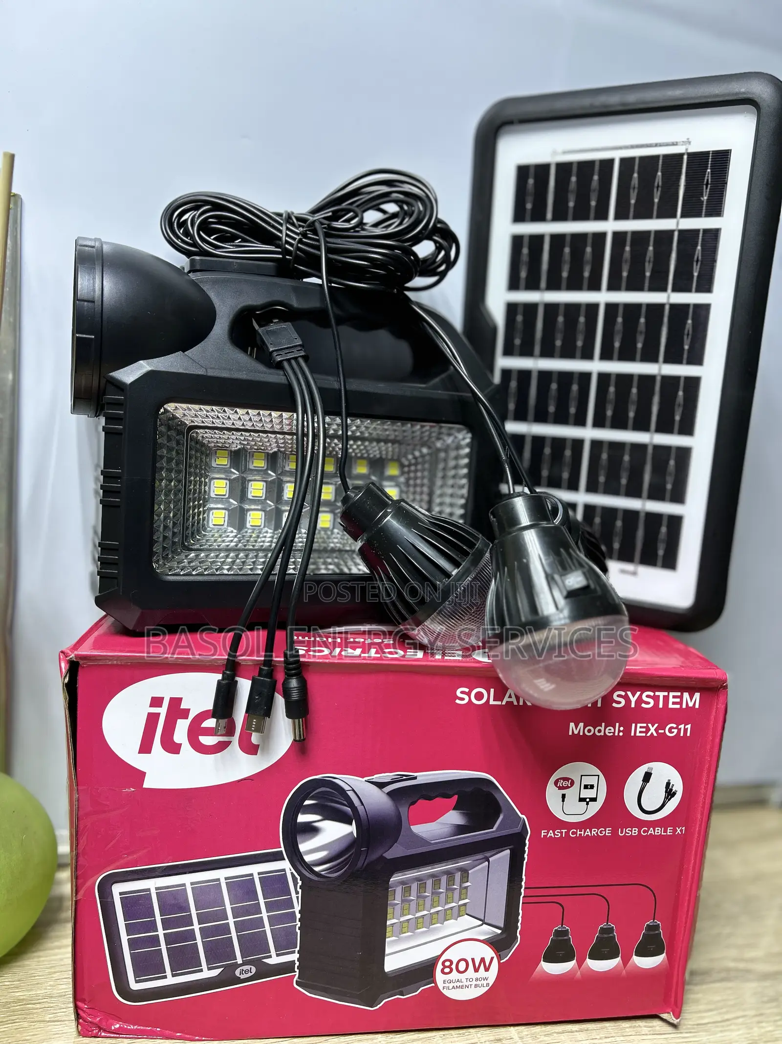 80w Itel Solar Light System