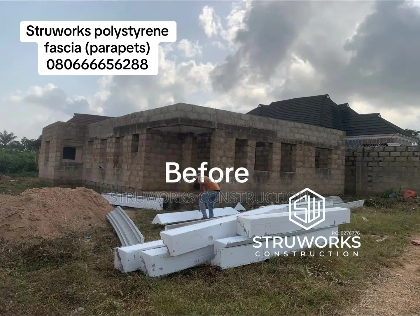 Polystyrene Fascia (Parapet)