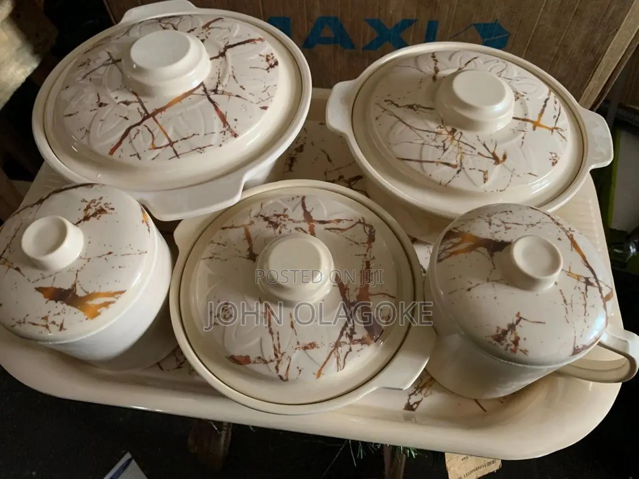 6in1 Tray Set With Dinner Dish And Cups