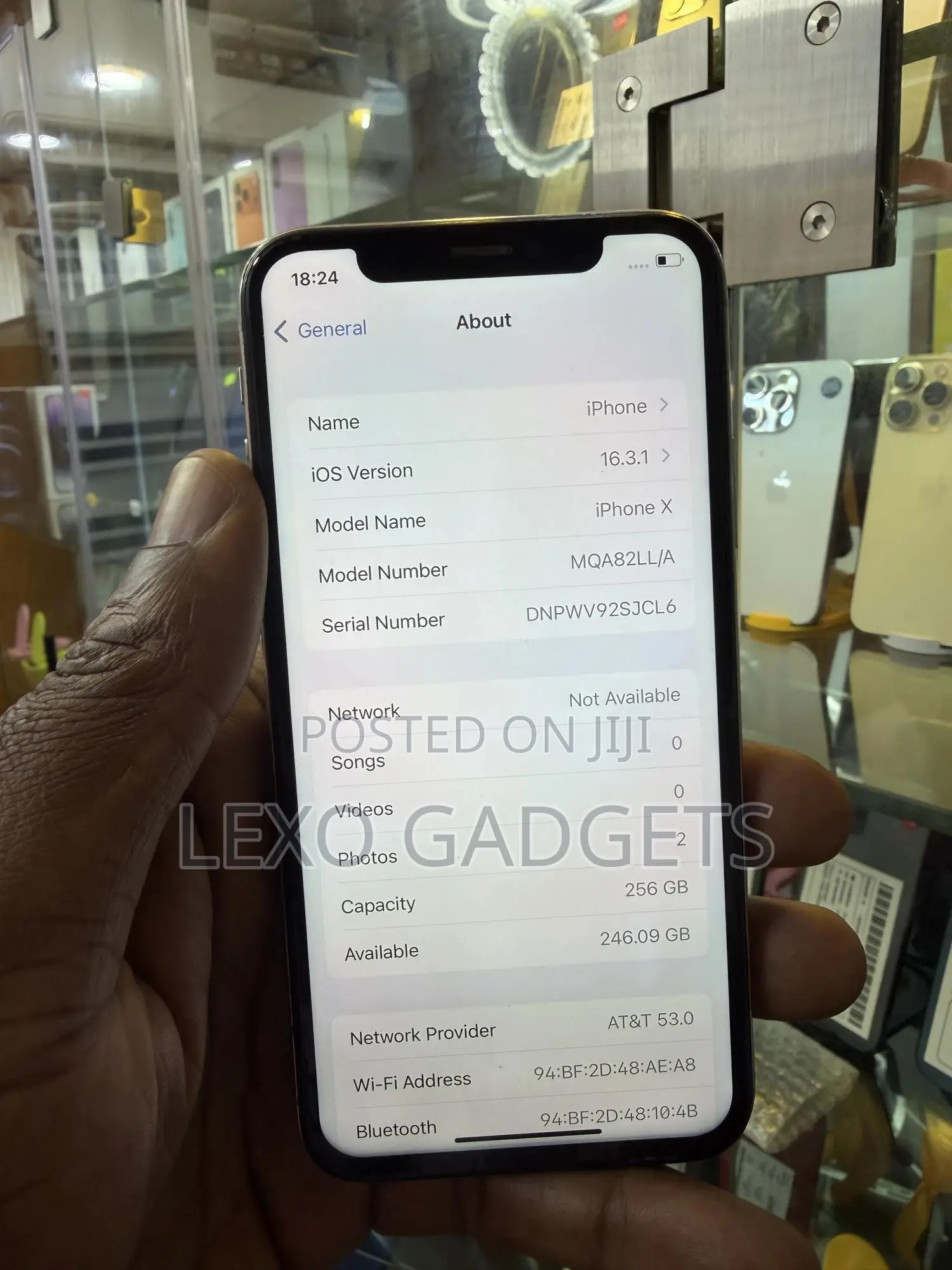 Apple iPhone X 256 GB White
