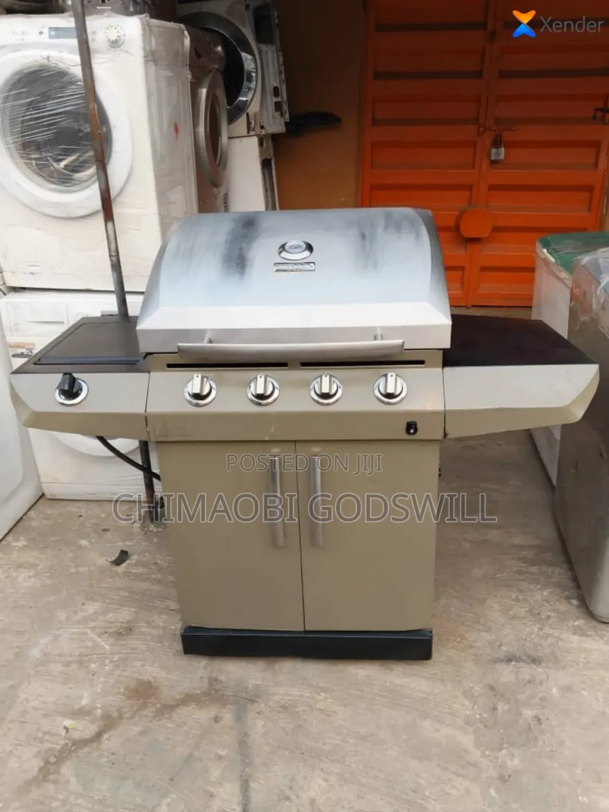 Four Burner Standing Barbecue Machine