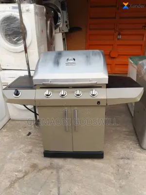 Four Burner Standing Barbecue Machine
