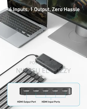 Anker Hdmi Switch 4 In 1 Out, 4k Hdmi