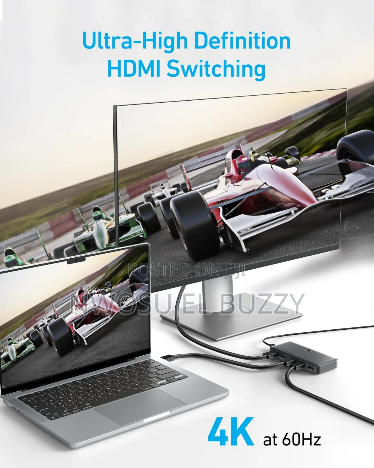 Anker Hdmi Switch 4 In 1 Out, 4k Hdmi