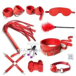 Red Bondage Restraint Kit BDS