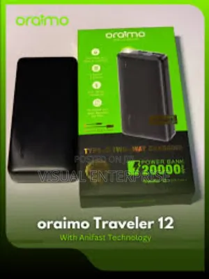 Type C Two Ways Charging 20,000mah Original Oraimo Product Power Bank