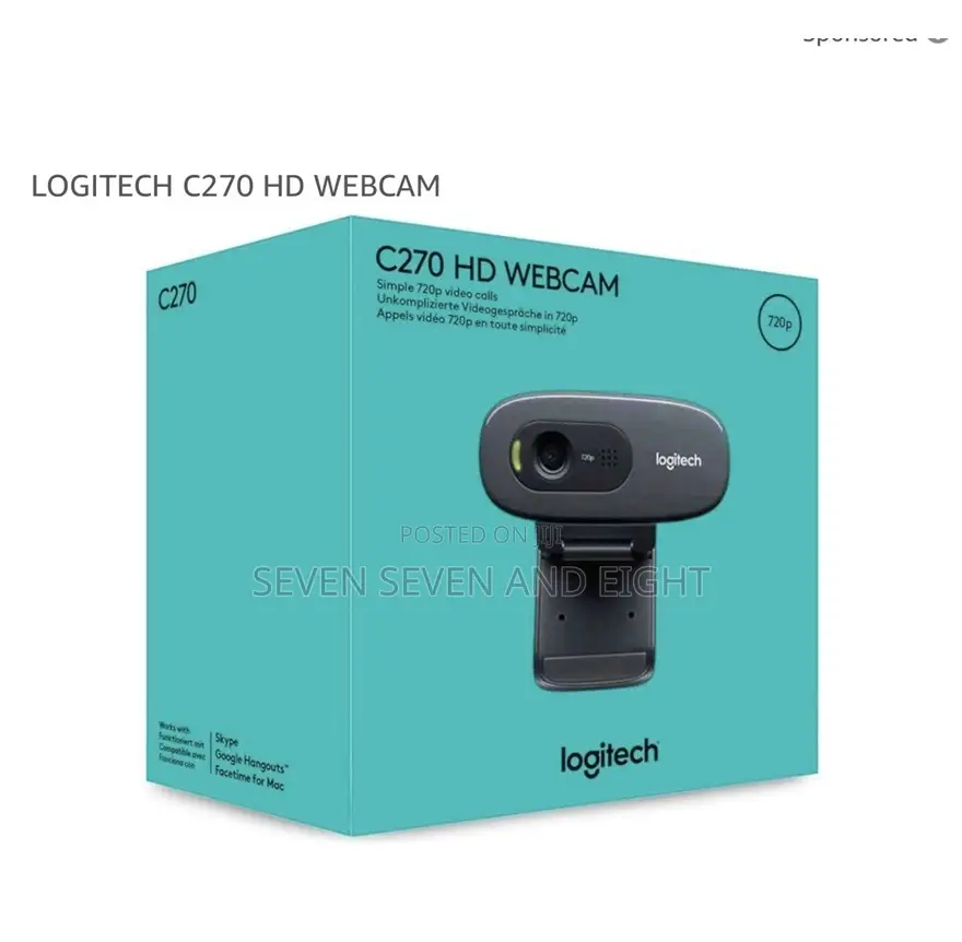 Logitech C270 Hd Webcam - Approved for Jamb