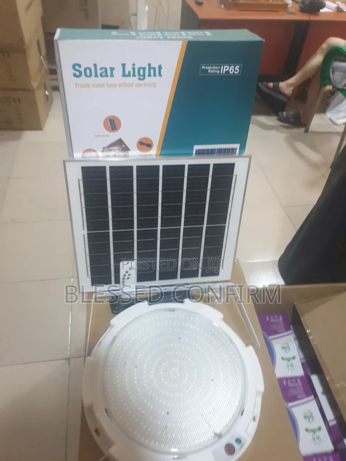 100w Very Bright Solar Cieling Light With Solar Panel