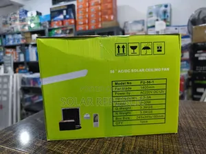 Solar Ceiling Fan 56"