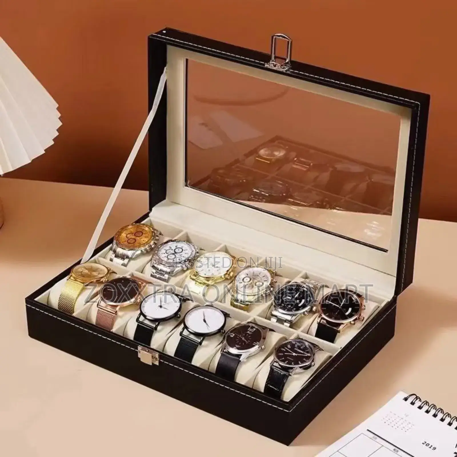 Premium 12-Slot Watch Organizer