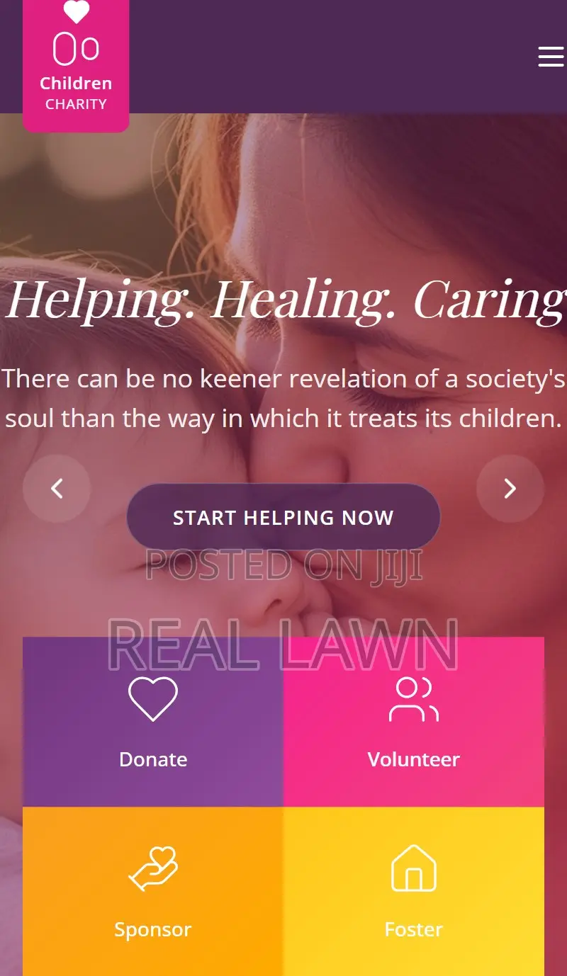 Ngo Website With Secure Online Donations