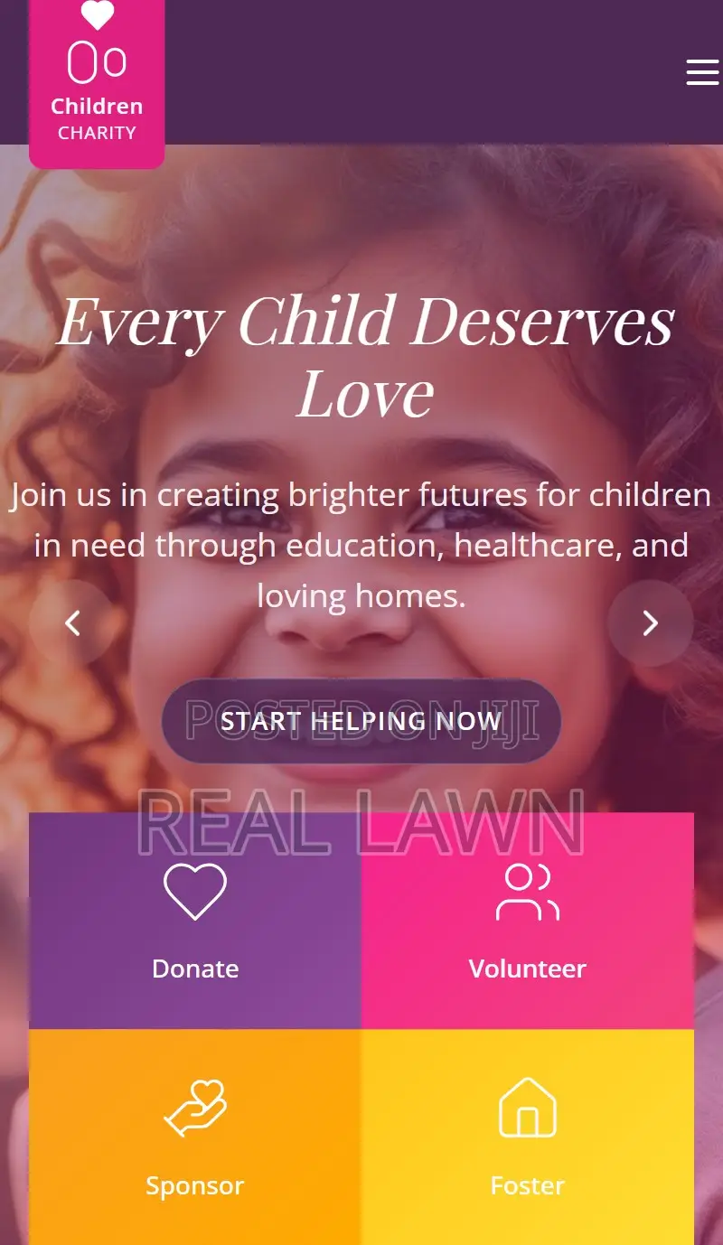 Ngo Website With Secure Online Donations