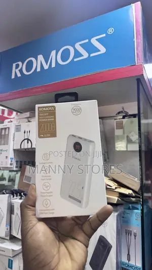 Original Romoss 20,000 Mah Fast Charging Power Bank (22.5w)