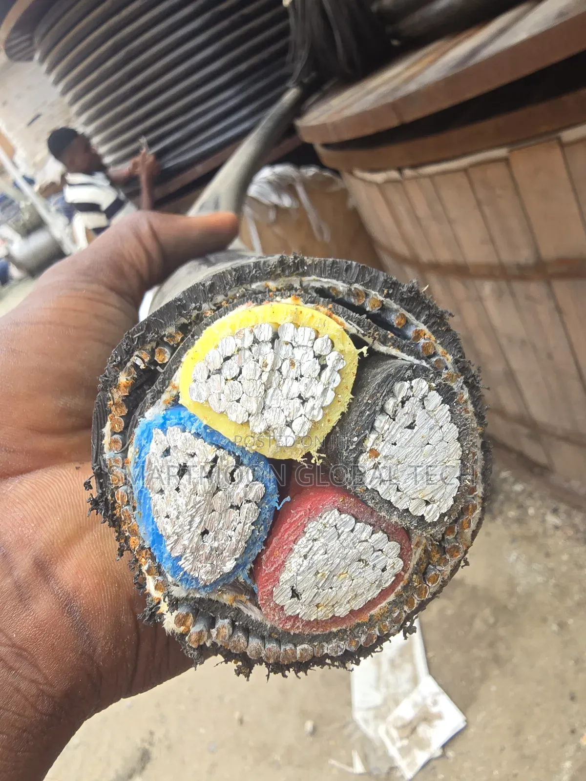 185mm 4core Aluminum Armored Cable