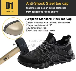 Safety Shoes New Lightweight Work Sneakers