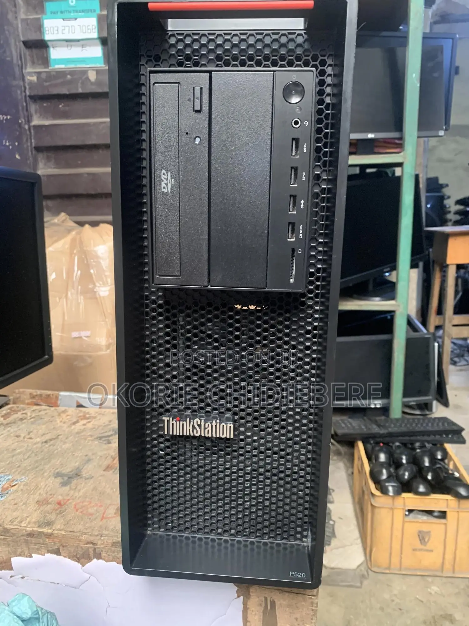Desktop Computer Lenovo ThinkStation P520 64GB Intel Xeon HDD 1T