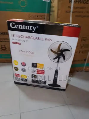 Century 18 Inches Rechargeable Fan With Strong Airflow – FRC