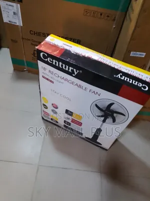 Century FRC-45-N Rechargeable Standing Fan – 18" Long-Lasting Battery