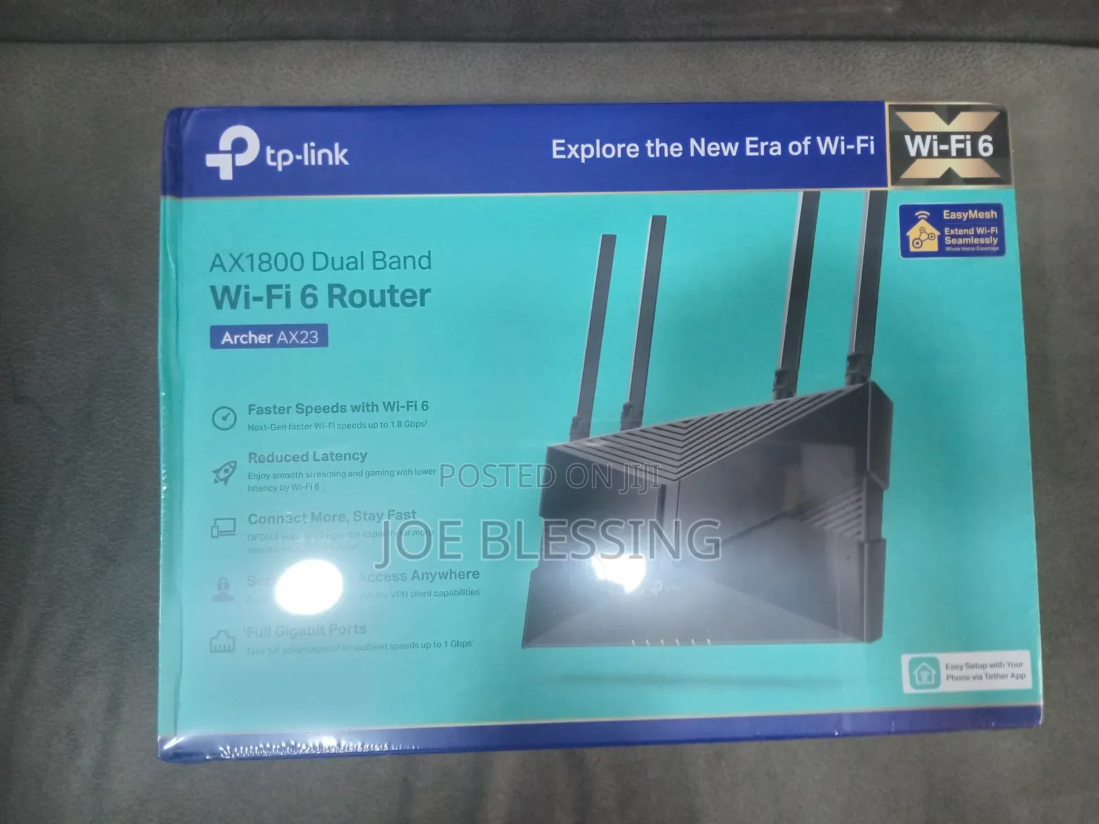 Ax1800 Dual Band Wifi 6 Router - JOE BLESSING Price: ₦ 65,000 on Jiji ...