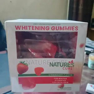 Natures Cure Whitening Gummies-strawberry Flavor
