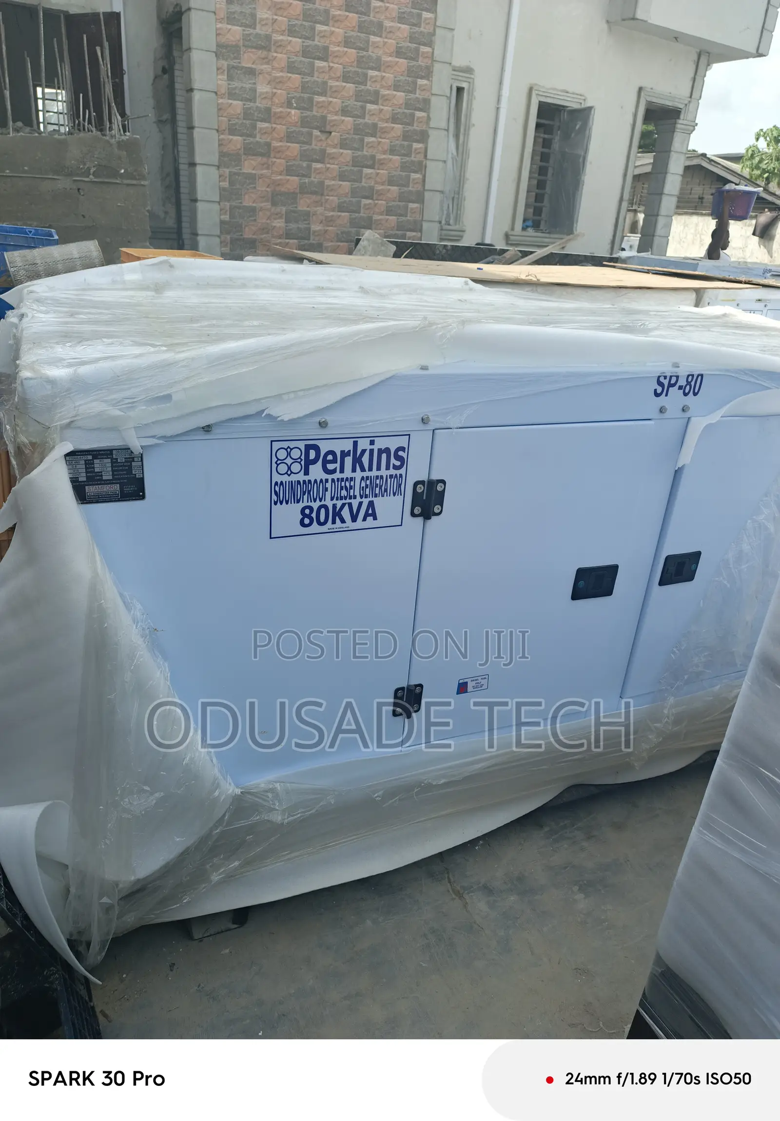 Perkins 80kva Silent Generator