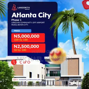 100by100 Distress Resale Atlanta City, Airport Road, Benin City.