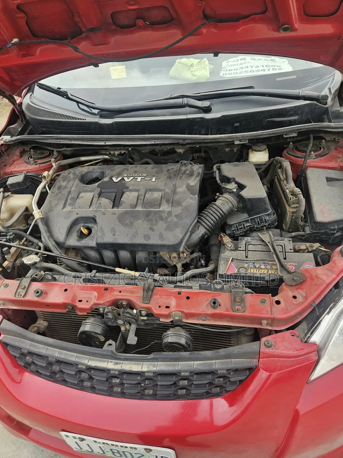 Toyota Matrix 2009 Red