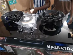 Polystar Compact Two Burner Gas Cooktop for Home Kitchen Use