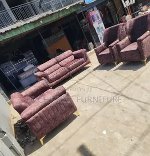 Contemporary Durable Set Of Living Room Upholstery Fabric Sofa