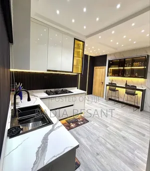 White and Oak Contemporary Kitchen