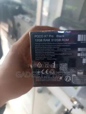New Xiaomi Poco X7 Pro 512 GB Black