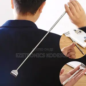 1pc Adjustable Stainless Steel Back Scratcher Massager